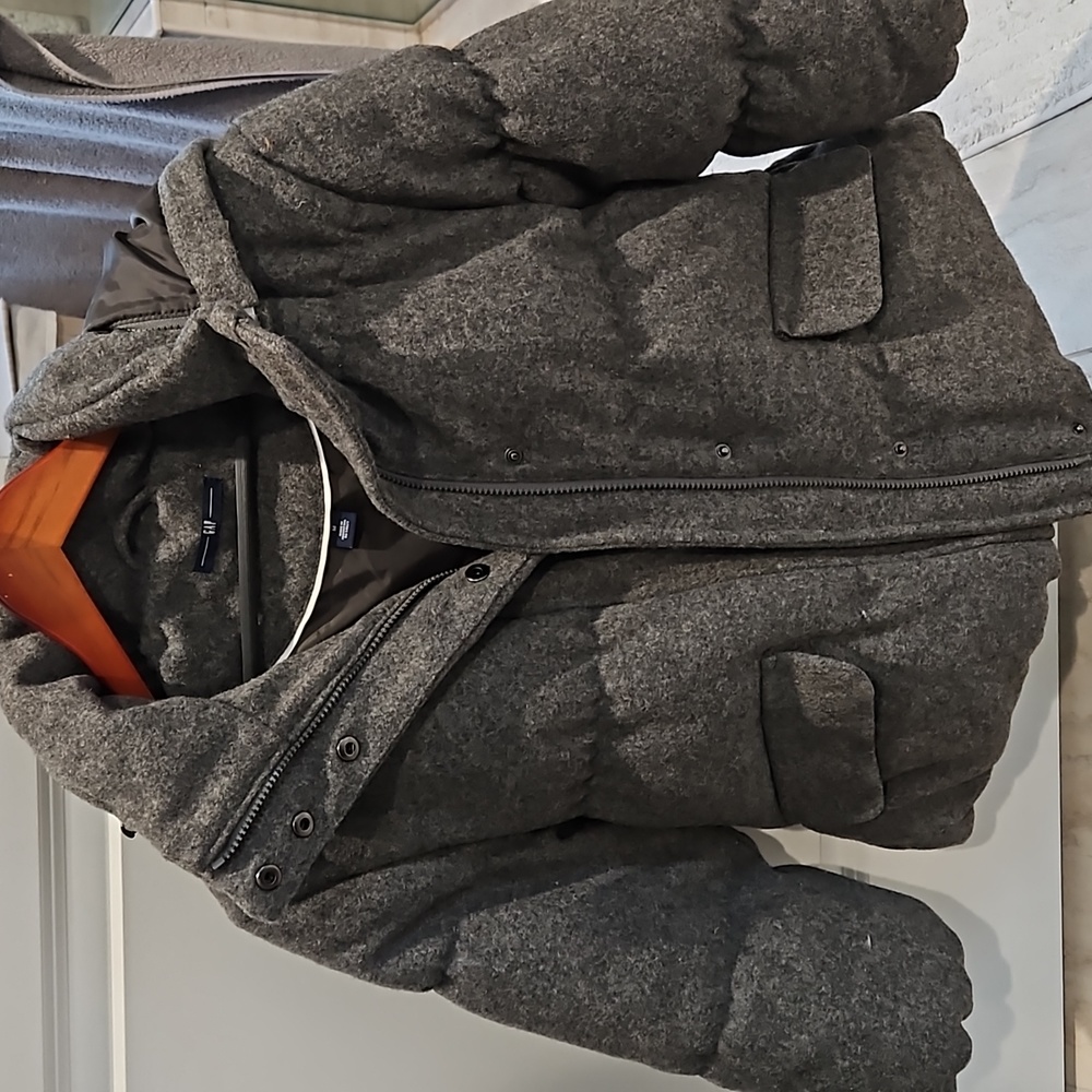 Puffer Wool Jacket - image 1